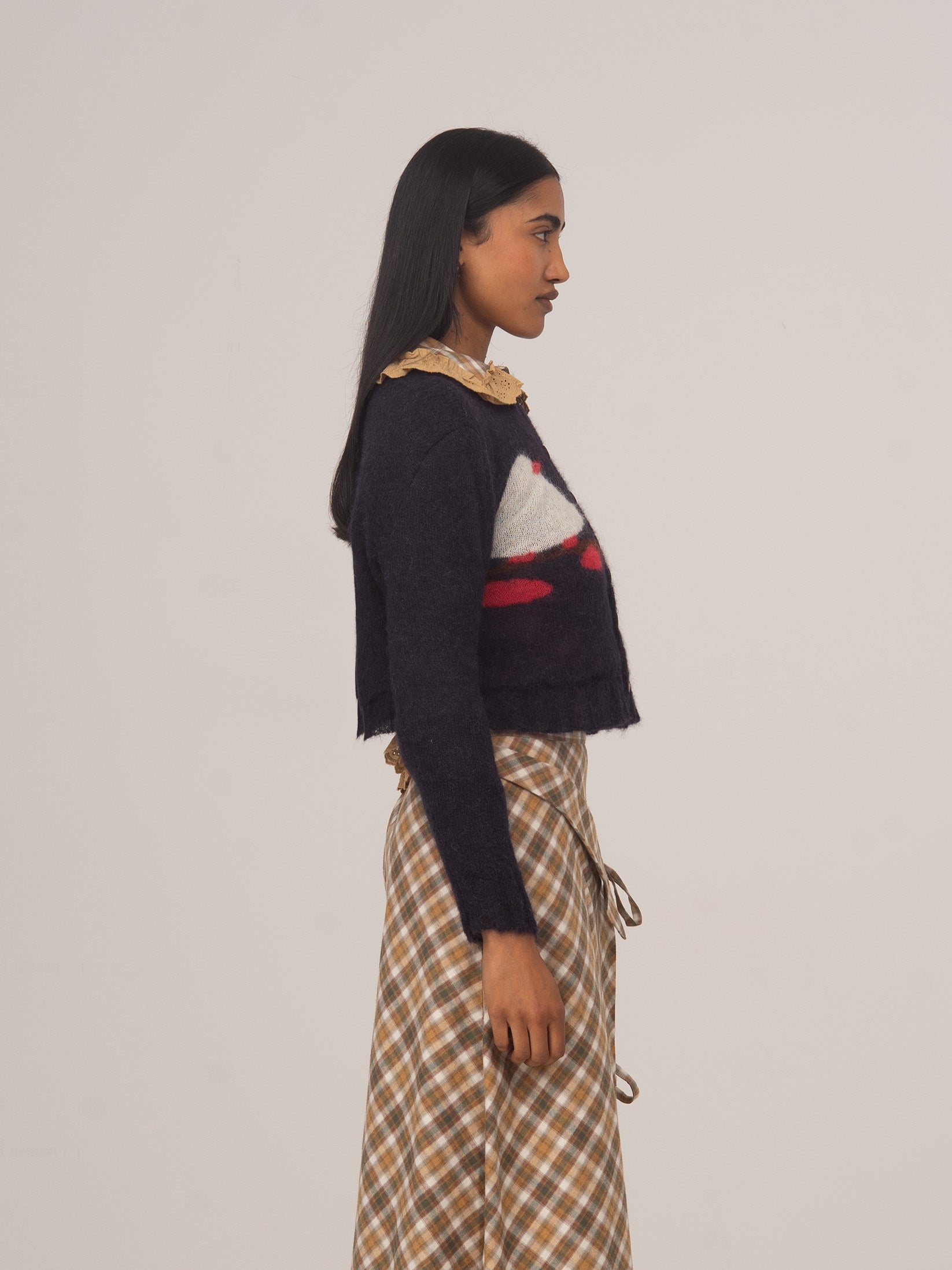 CAROLINA BIRD KNIT CARDIGAN