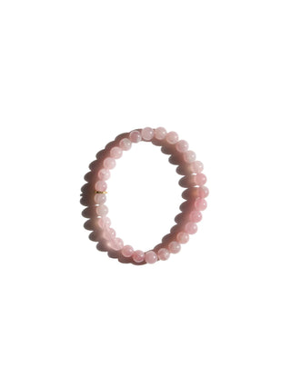 Stone Bracelet - Madagascar Rose Quartz - 6mm
