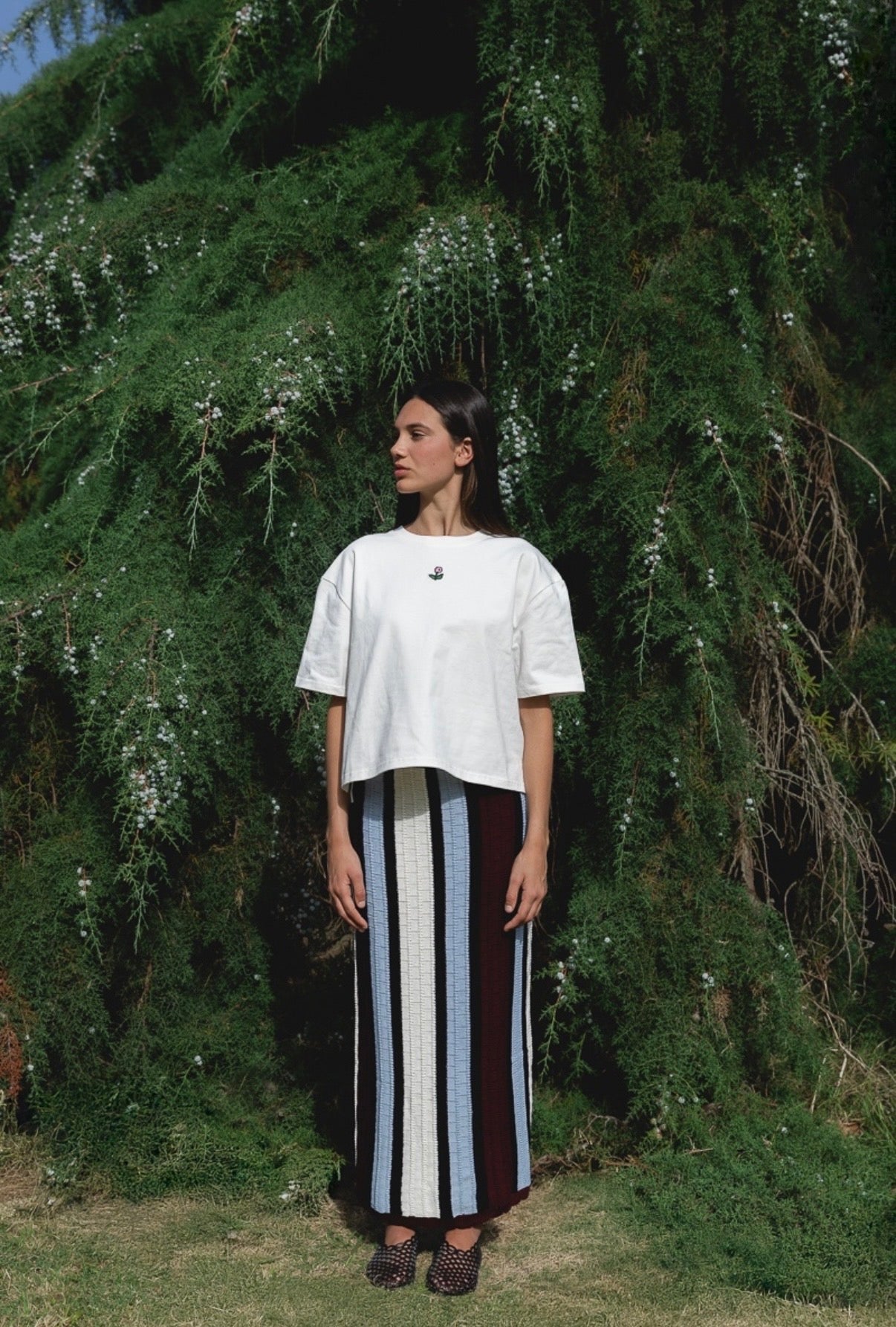 CERRO SKIRT — LIGHT BLUE
