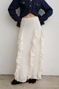 WINE LONG SKIRT