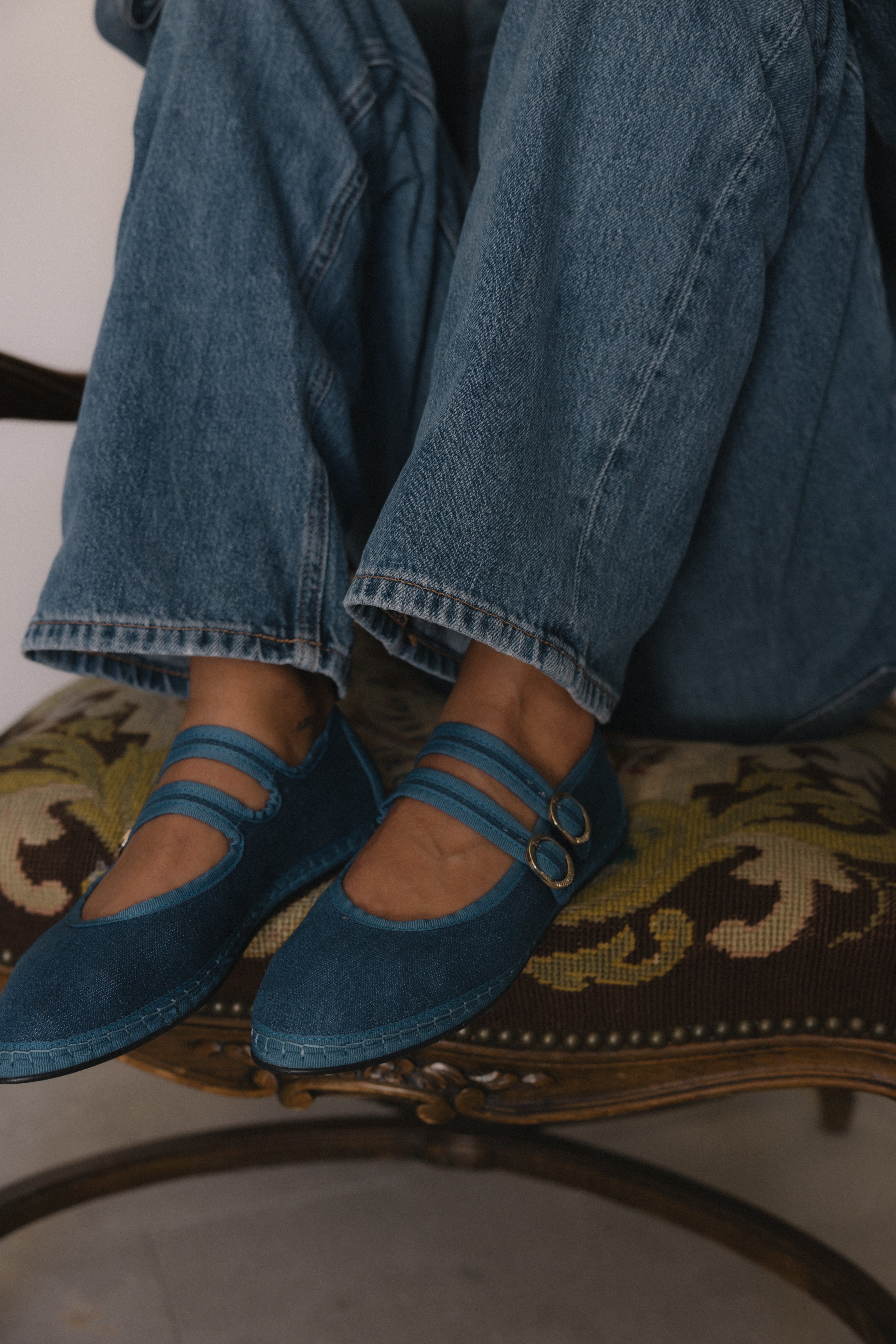 DOUBLE LACE DENIM