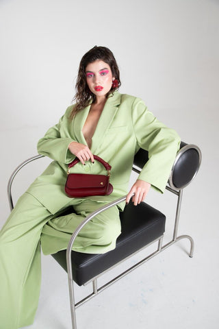 MINI PIA BURGUNDY