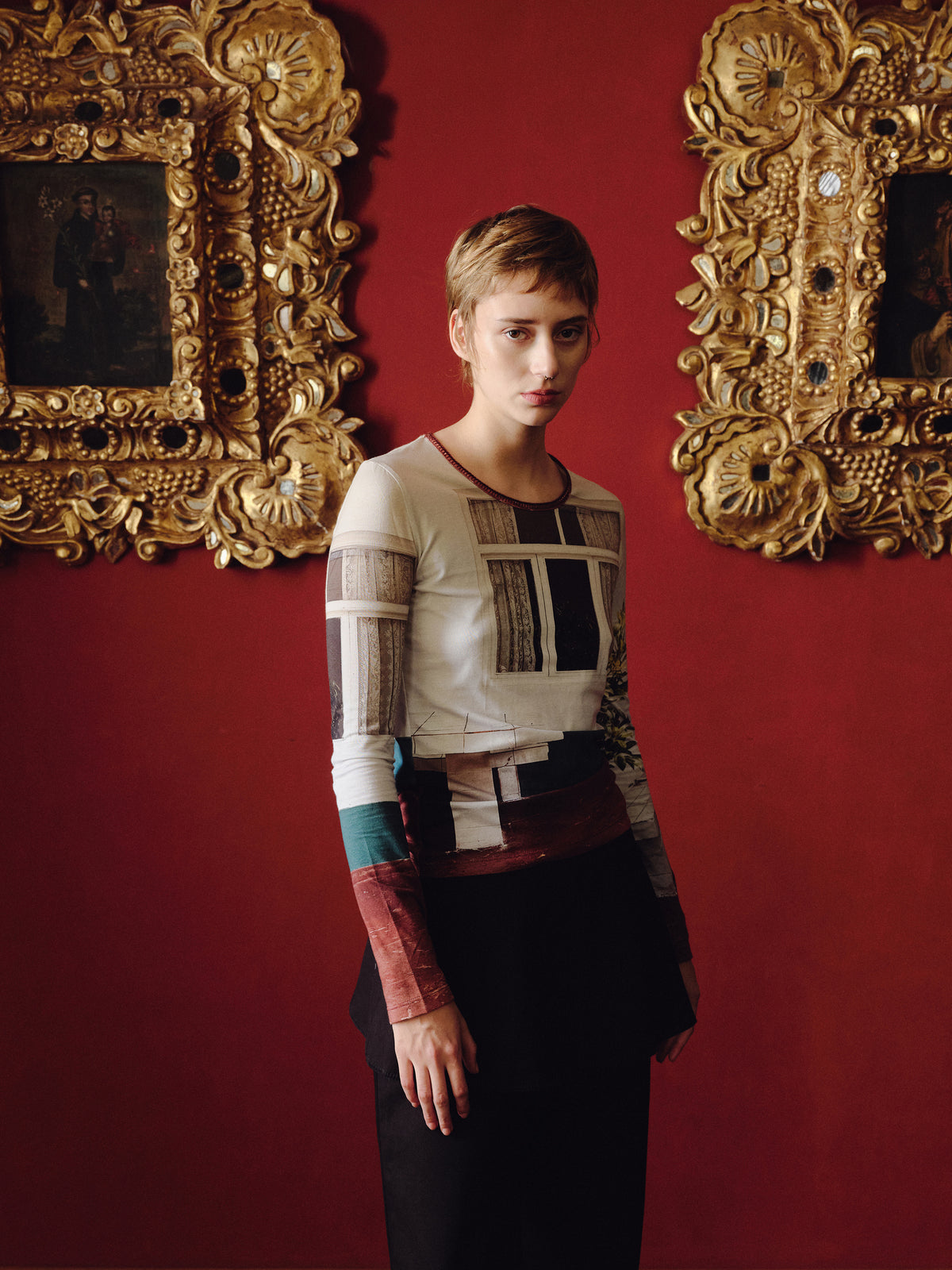 LA BANCA LONG SLEEVE TOP