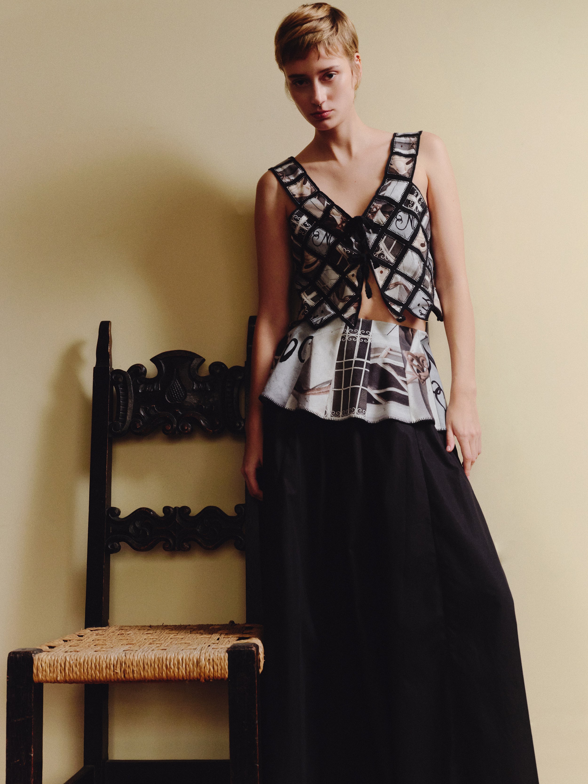 GUARDIA BLACK SKIRT